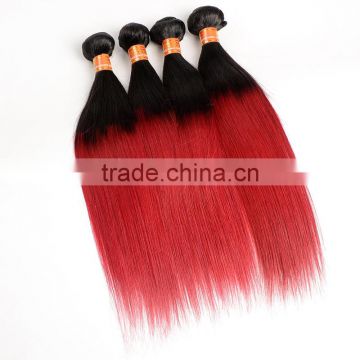 Grade 8a Ombre Straight Human Hair 1B/Burg