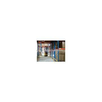 Double deep pallet racking