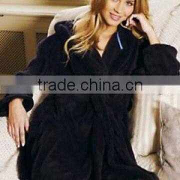 Microfiber women's bathrobes