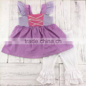 Latest arrival fashion design smart wholesale baby grils outfits