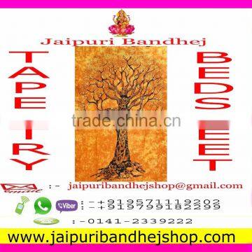 Jaipuri Mandala Cotton Fabric Tapestry photo-2