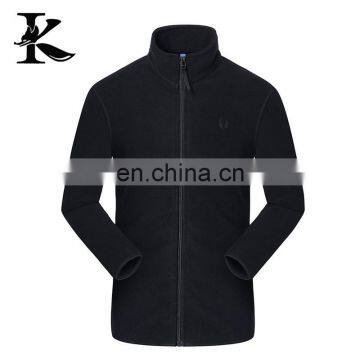 New!!! Non-hooded black stylish outdoor sport winter polar fleece jackets for men and women