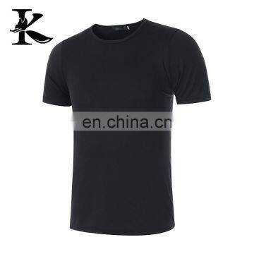 Cheap hight qualtiy mens black 100% cotton t shirt plain blank