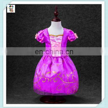 Movie Children Purple Princess Cosplay Party Costumes HPC-3098