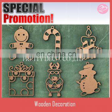 10cm CHRISTMAS SHAPE BAUBLE LASER CUT MDF SHAPE Wood Craft Arts Wall Decoration