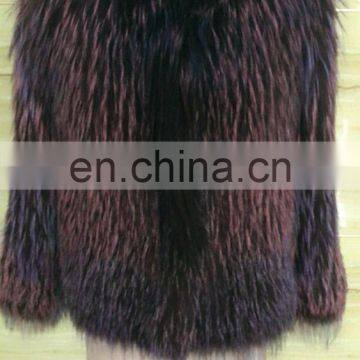 Best-selling Fashion Genuine Knitting Fox Fur Jacket Winter for Women Tops photo-3