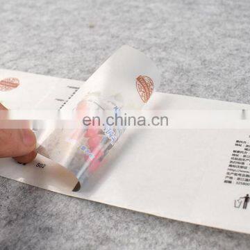 Eco Friendly Adhesive Colorful Printing Plastic Sticker for Cosmetic Spray Packaging photo-5