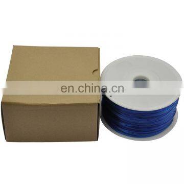 Transp blue 1.75 PC+HIPS 3d printer filament ,tolerance roundness 0.02mm