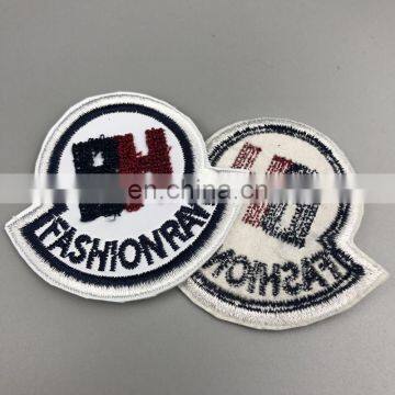 Factory OEM decorative embroidery letter chenille patches