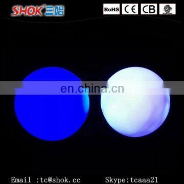 Color changing led snowball lights moon shape led night light