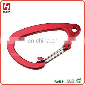 Red Wiregate D Shape Carabiner, Key Chain ,Snap Hook IN STOCK photo-2