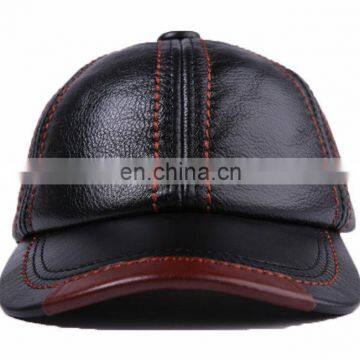 Man Cap Gorras Fishing Hat Outdoor Camping Hiking Baseball Genuine Leather Cap photo-2