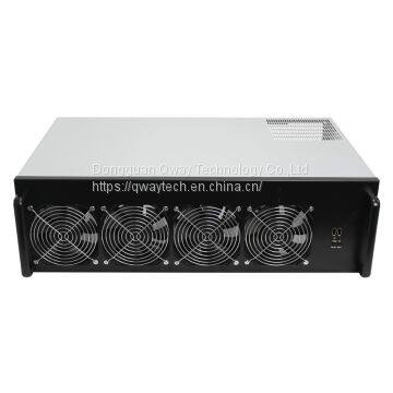 Q-408 8GPU Miner Mining machine system 8 GPU ETH 224-240Mh/s