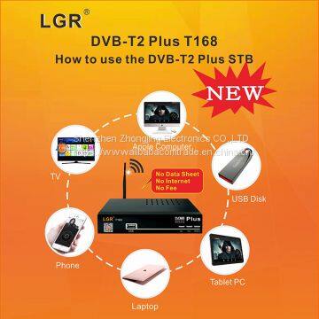 Hot Sales DVB-T2 Plus H.264 Decoding Digital Terrestrial Receiver by Phone Watch TV Free photo-5