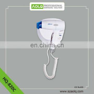 Wall mounted professional hotel hair dryer