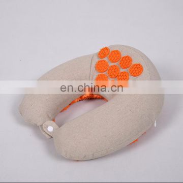 Top quality organic Linen Neck Acupuncture Pillow