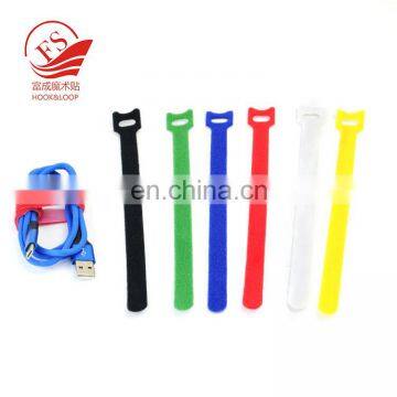 Chinese Supply Colors 12*200mm High Quality Back to Back Hook Loop Cable Tie for Wires Arrangement photo-4