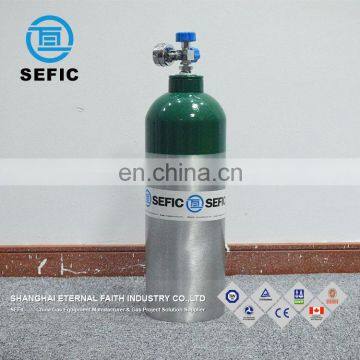 Oxygen gas cylinder 10L aluminum tank