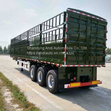 Three-axle Stake Semi Trailer/stake Semi Trailer/storage/stake Truck/stake High Bed Cattle Semi Trailer/ Semi Trailer photo-5
