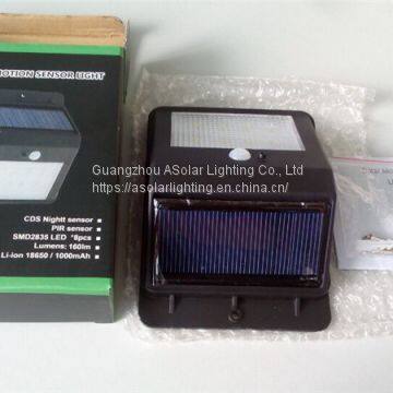 Factory Price Waterproof Energy Saving Outdoor Sensor Led Solar Wall Light photo-3