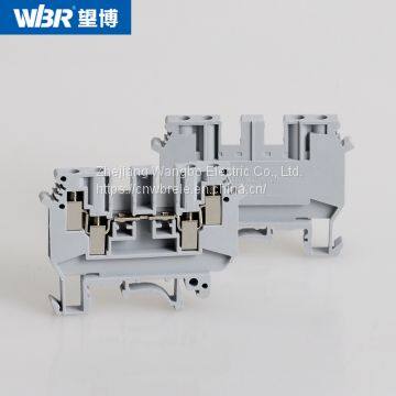Multi Conductors Two Layer Screw UK Terminal Block UDK4