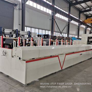 P120 specialized round tube fiber laser cutting machine for auto parts and pipe fittings industries