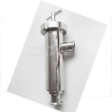 Sanitary FILTER TC-Clamp Right Angle In-line 38mm/51mm SS304 Stainless Steel Tri Clamp Filter Pull Rod