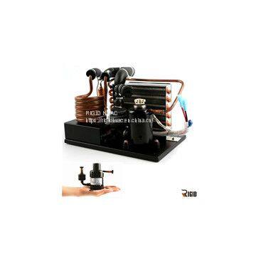 HVAC Portable Outdoor Condensing Unit With Tiny Heat Pump Compressor for Refrigeration Cycle System