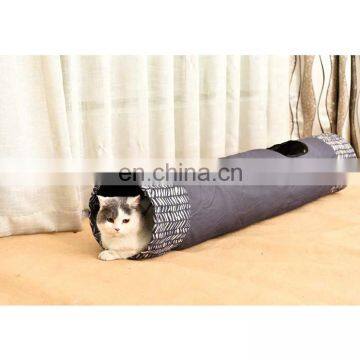 Fun Cheap Price Wholesale Pet Product Manufacture Tube Toy Collapsible Pet Cat Play Tunnel