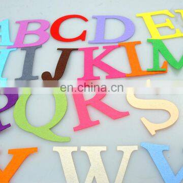 Colorful Laser Cut Felt Letters With Back Adhesive Stick on Wall photo-3