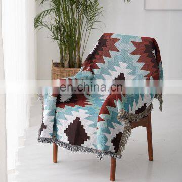 Hot Sale Best Price Blanket Ethnic Cotton Beach Boho Woven Throws Decorative Throw Blankets Amazon photo-6
