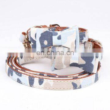 Pet Supplier Custom Design Dog Collar Popular Pet Bow Tie Adjustable Pet Padded Collars photo-3