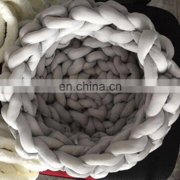Chunky Knit Braid Tube Yarn Cat Bed Cat Nest photo-6