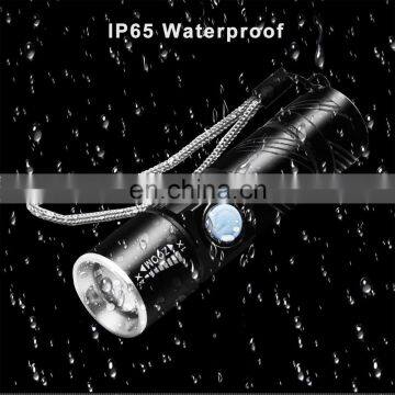 Mini USB Rechargeable Bike Bicycle LED Flashlight Waterproof photo-4