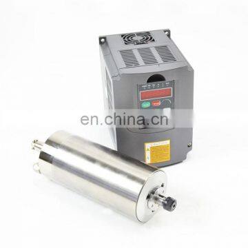 Spindle Cnc Router 2.2kw 220V Air Cooled Spindle Motor + 220v Vfd/ Inverter +80mm Clamp +ER20 Collects photo-2