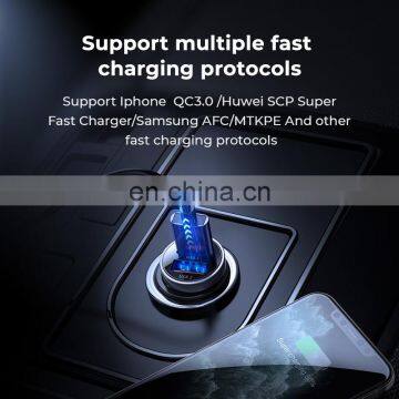 JOYROOM Car Charger Dual USB Mini Size Smart QC3.0 High Quality Universal Car Cell Phone Charger photo-4