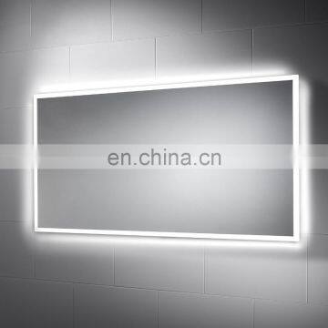 Large Heated Anti Fog Mirror For Bathroom With Clock