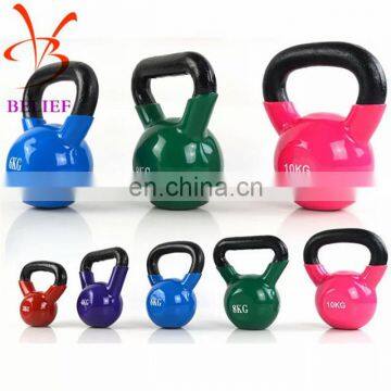 Factory Wholesale Colored Vinyl Rubber Coated Kettlebell photo-4
