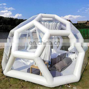 Pvc Starry Night Transparent Inflatable Clear Dome Bubble Tube Globe Football Tent for Outdoor Camping photo-4
