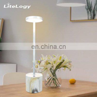 luxury modern decorative nordic bed side table lamp marble