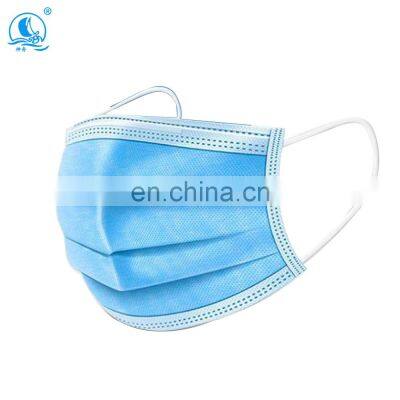 Wholesale Disposable Care Mouth Masks 3 Layers Filter Waterproof Medical Face Mask, BFE more than 98