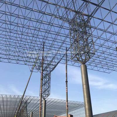 Steel Structure Space Frame Light Steel Coal Storage Grid Steel Structure photo-3