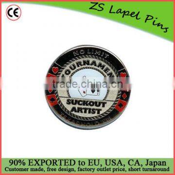 poker card protectors/ poker card guards/ metal poker card coins