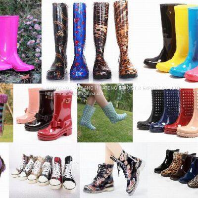 Various Hi-Q Women PVC Rain Boots, New Fashion Lady Transparent Rain Boot, Fashion Rain Boots, Popular Style Boots,Cheap rain boot