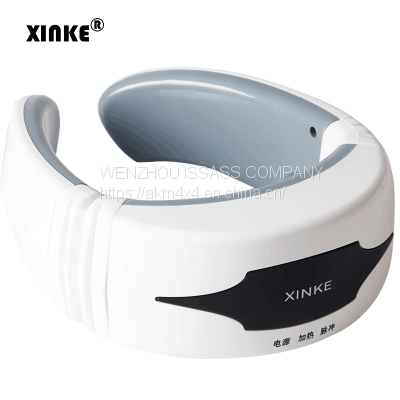 Intelligent Voice Call 3D Neck Massager Remote 2 Level Infrared Heating Pain Neck Care Massager photo-2