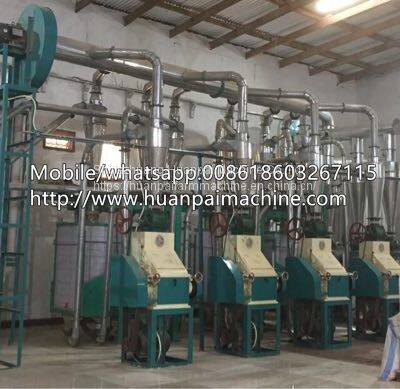 Maize milling machine automatic 30TPD grain flour milling machine with best price