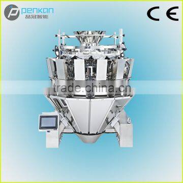 PenKan10 heads feeding-control weigher for counting pepper, fruit, jelly, tamato, potato,etc