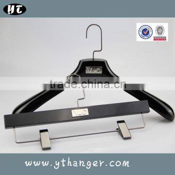 HA6809 Luxury Beech Wood Hanger Tops Coat Hanger Pants Hanger photo-4