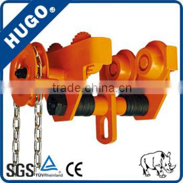 Chinese GCL plain trolley beam lifting trolley geared trolley