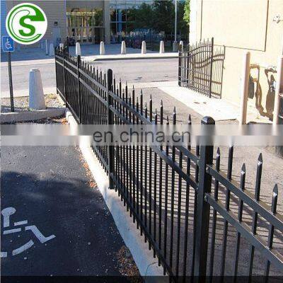 Zinc tubular steel fence/steel tube fence panels/fence panels square tube